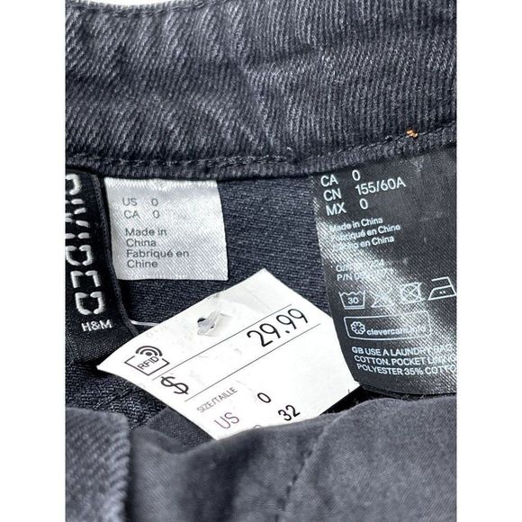 H&M Divided Denim Skirt 0 - Picture 2 of 2